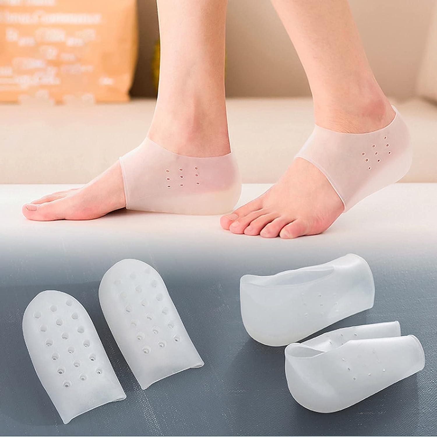 Heel Protectors Height Increase Insole Shoes Silicone Heel