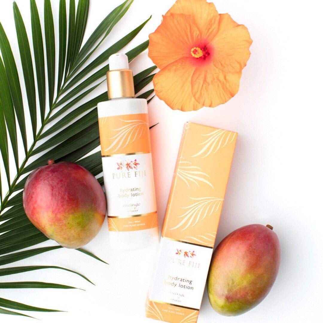 PURE FIJI Hydrating Mango Body Lotion Organic Moisturizer 12 oz