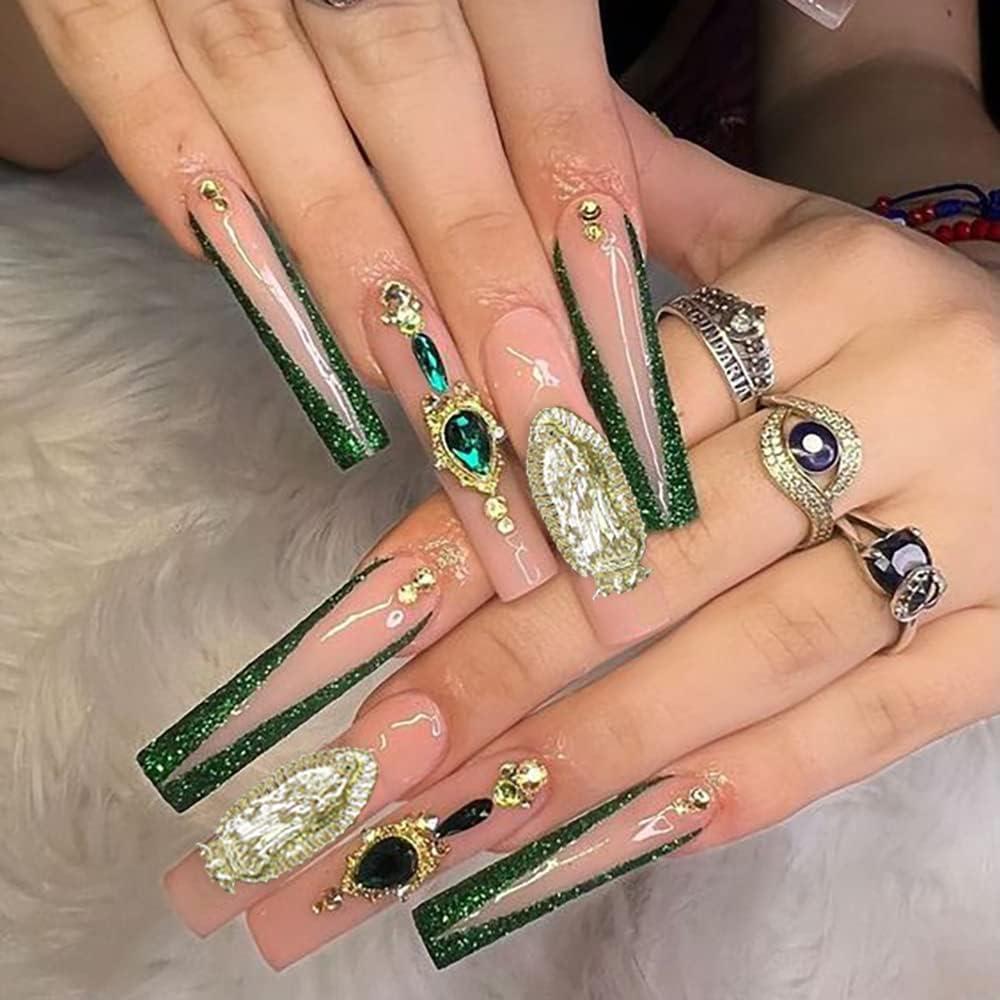 3D Virgin Mary Nail Art Charms San Judas Nail Charm Alloy Virgin