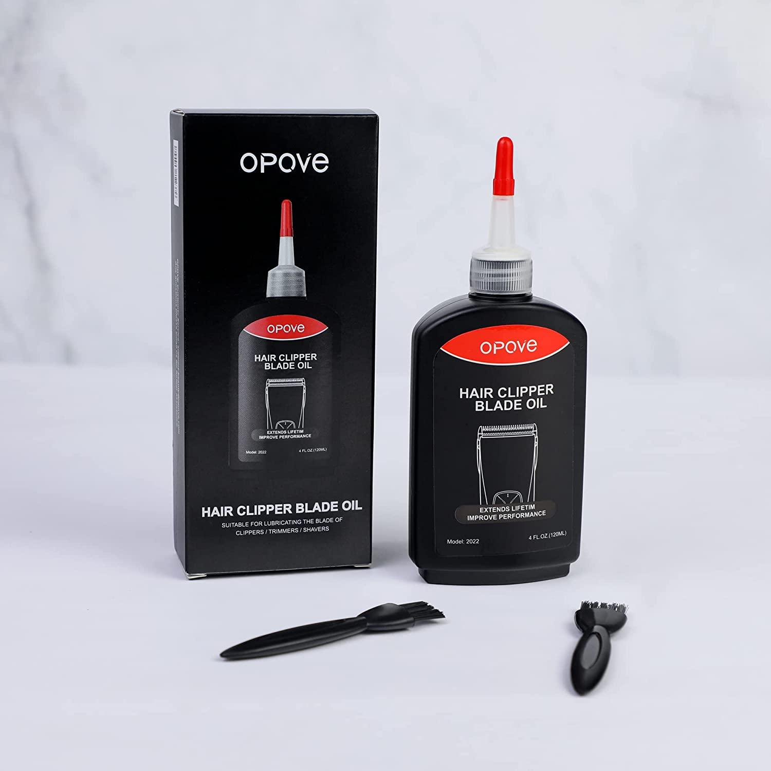 OPOVE Premium Hair Clipper Blade Lubricating Oil for Clippers, Trimmers,  Groomers, Rust Prevention, 4.05oz/120ml, 1 Pack