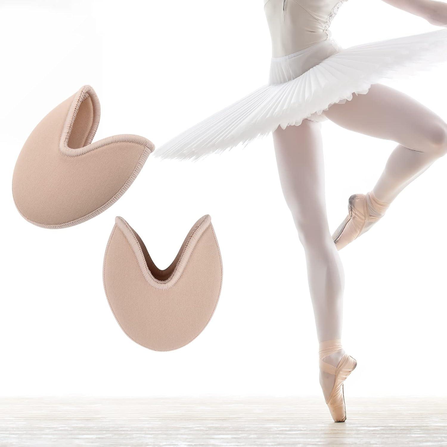 Cosmos Ballet Toe Pads Soft Spong Knitted Fabric for Pointe