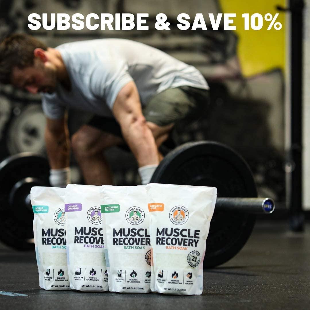 Coach Soak Muscle Recovery Bath Soak Natural Magnesium Muscle Relief