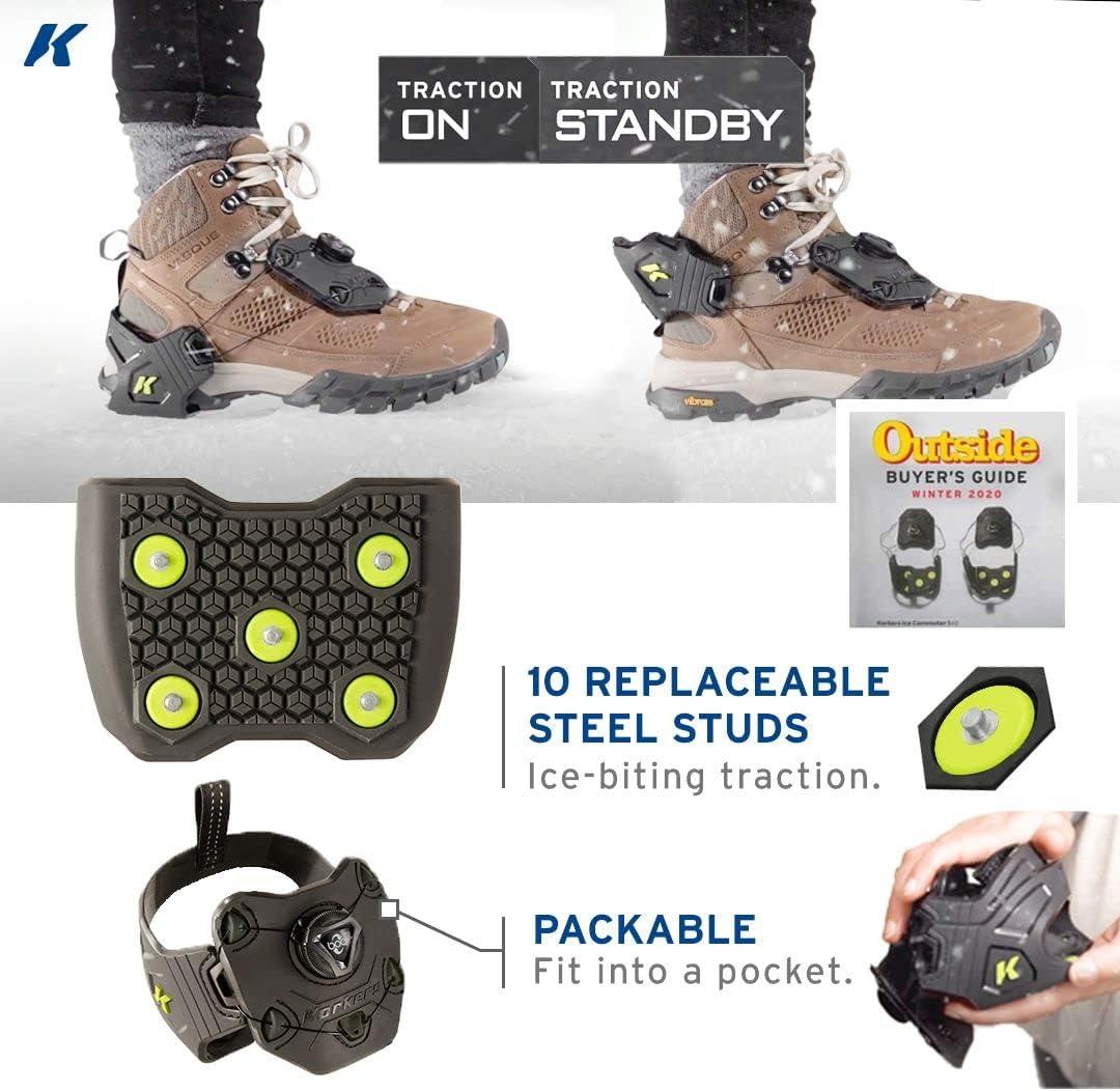 Korkers Ice Commuter Ice Cleats - Minimal and Lightweight - 11