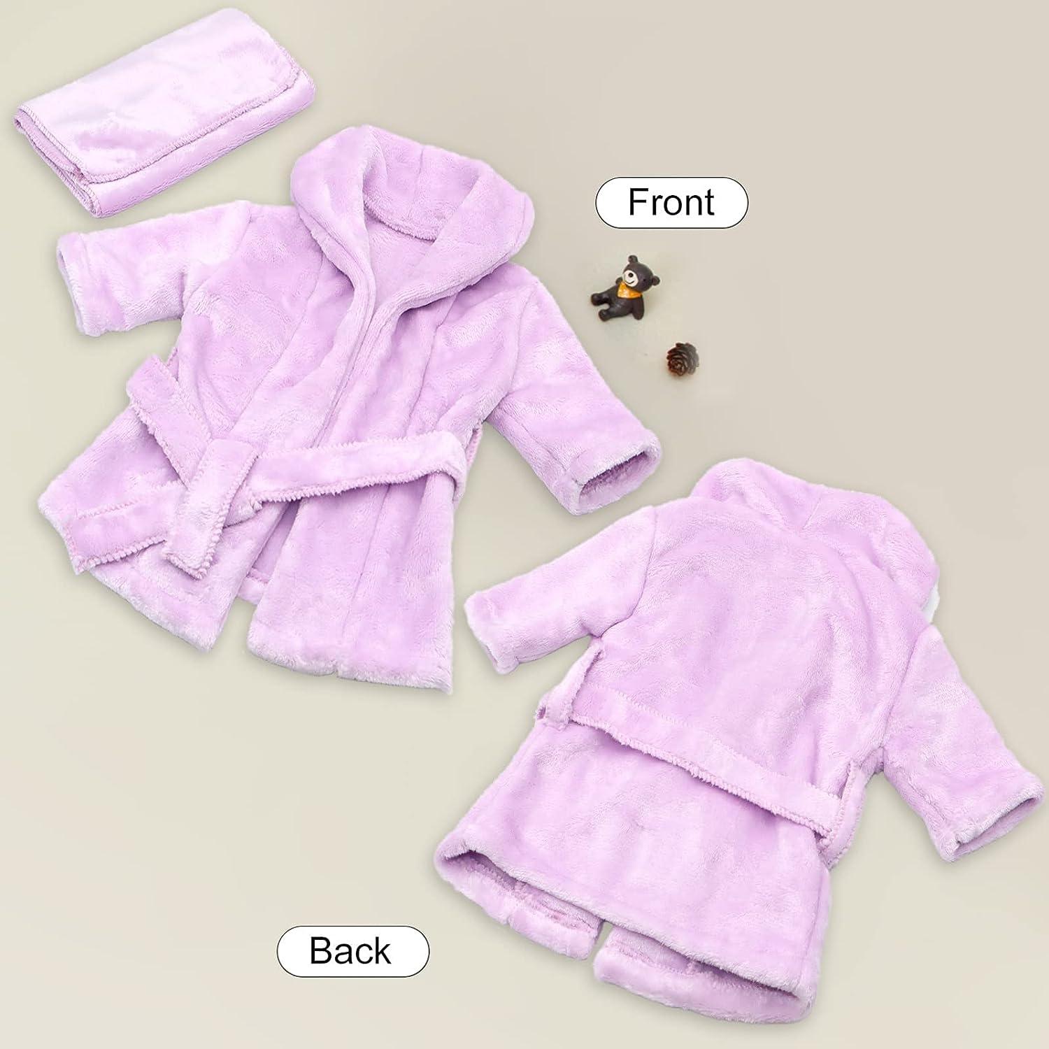 Dressing gown - Light pink/Spotted - Kids | H&M IN