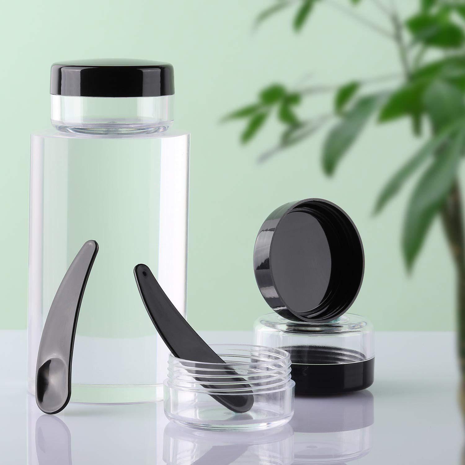 100 Pieces Cream Jars with Lids and Makeup Spoon 20 Grams Empty Jars