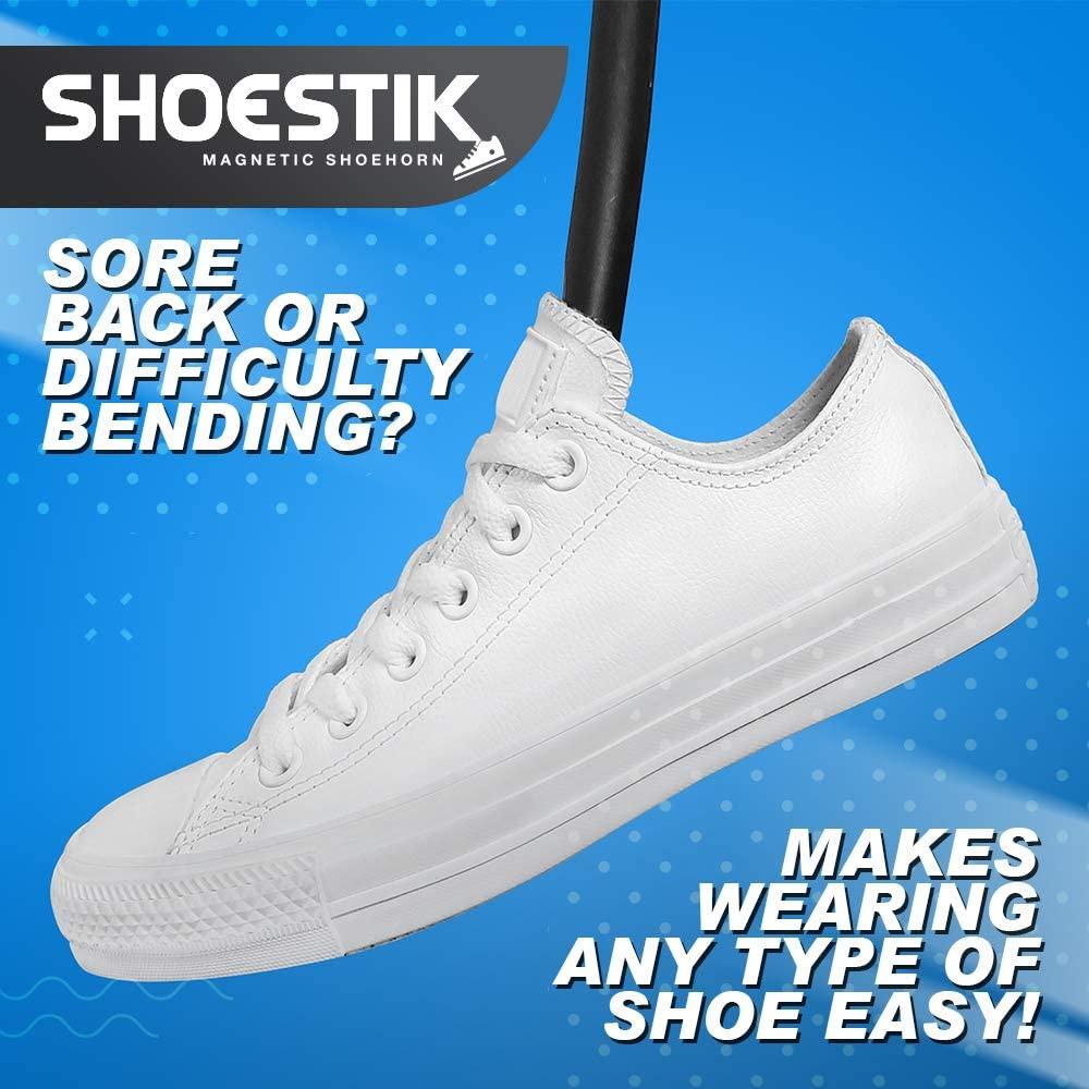 SHOESTIK 24 Long Shoehorn with Innovative No Bending Assistive