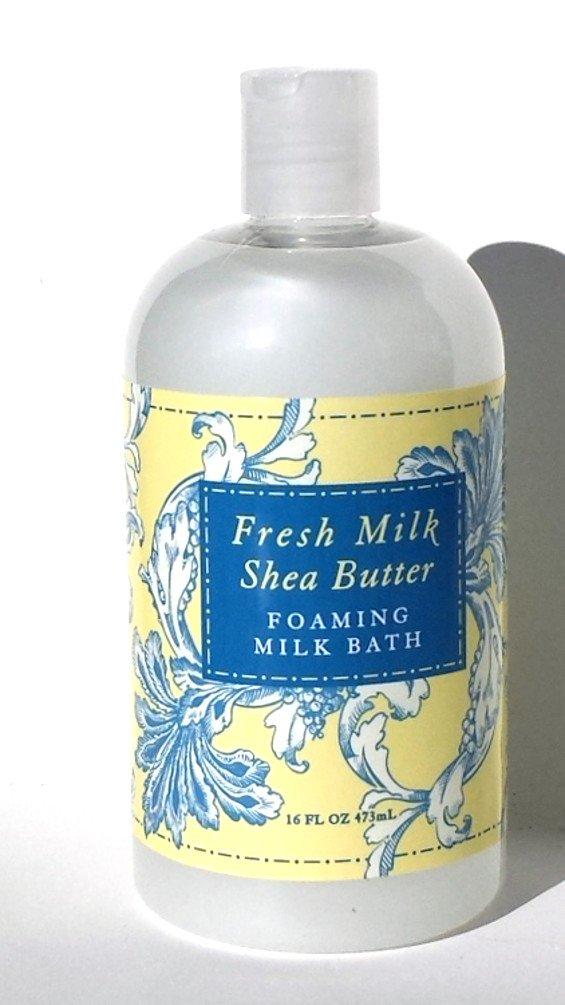 Greenwich Bay Fresh Milk Bubble Bath Foaming Milk Bath with Buttermilk Shea Butter and Cocoa