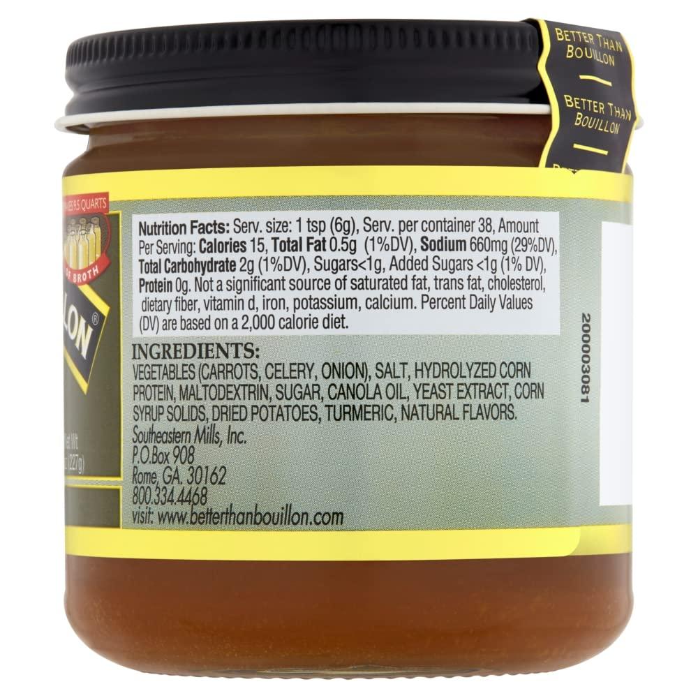 Better Than Bouillon Vegetarian No Chicken Base, Made with ...