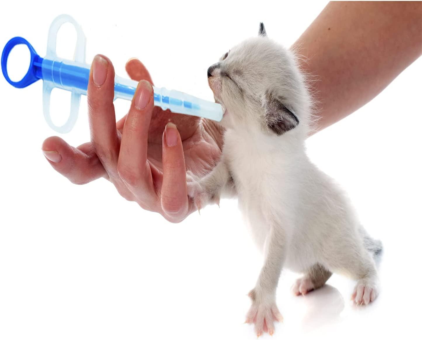 Puppy Feeding Tube Kit Includes 20Inch Kendall Feeding Tubes,60ML/30ML/10ML Syringes,Pet Pill