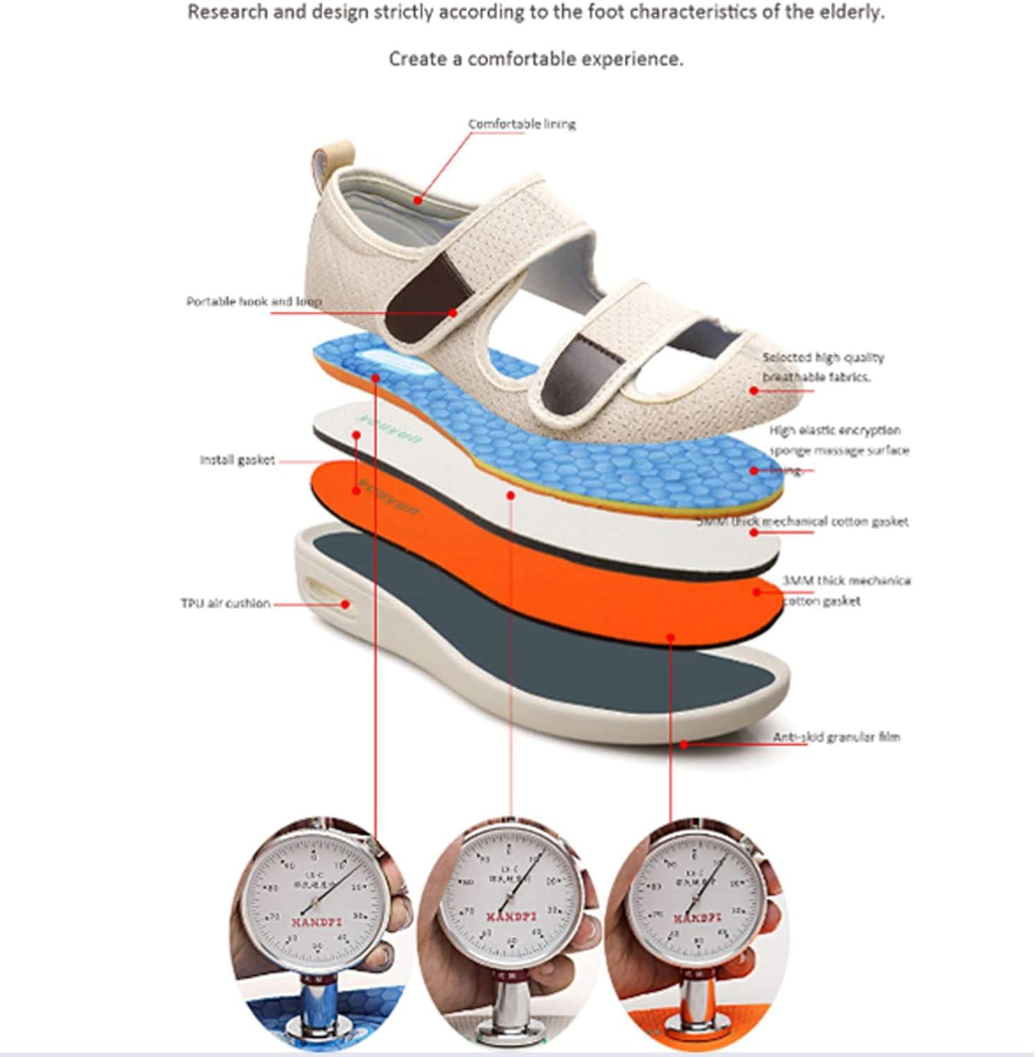 adjustable shoes for swollen feet