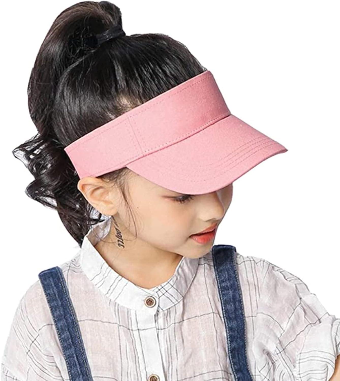 sent hair Kids Sun Visor Hat Adjustable Uv Protection Sports Beach