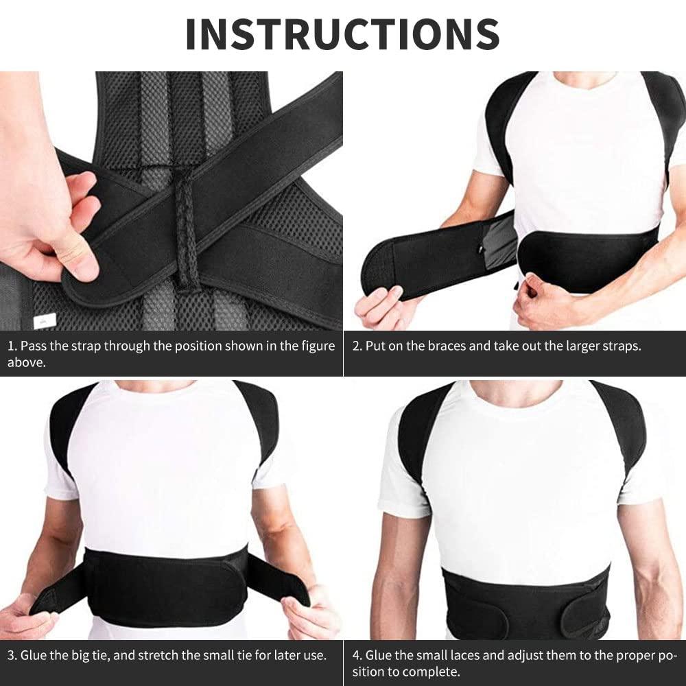Back Support Belts Posture Corrector Back Brace Improves Posture