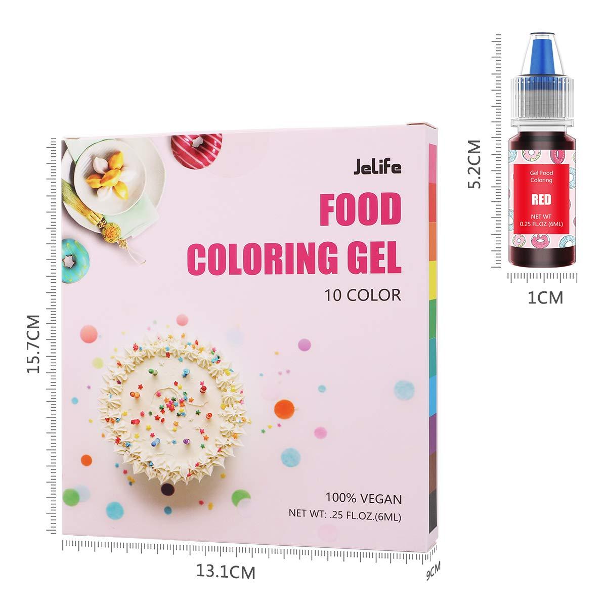 Welling 12 Colors 10ml Natural Ink Food Coloring Cake Pastries Cookies DIY  Craft Pigment 