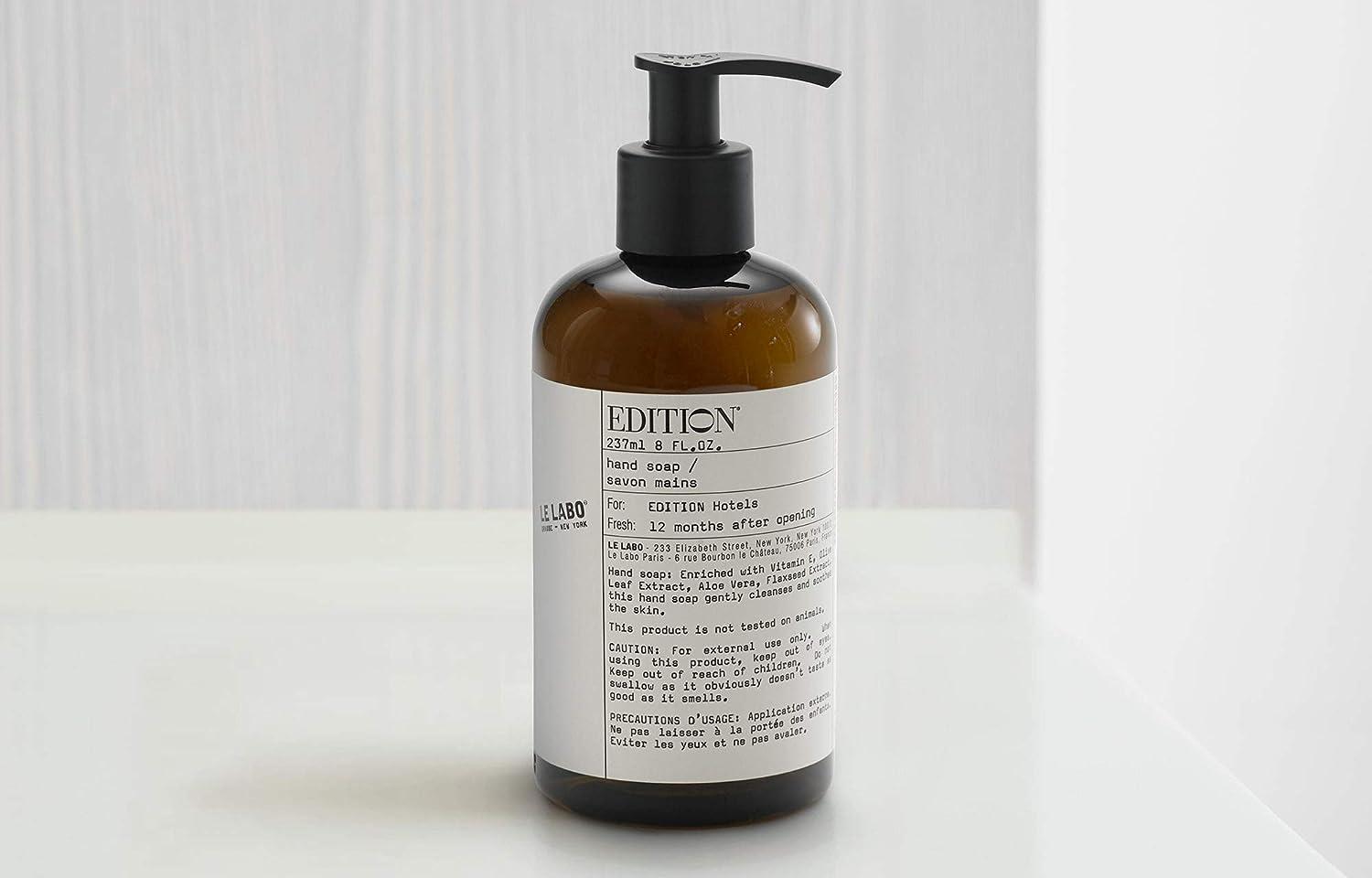 EDITION Le Labo Hand Soap Signature Black Tea Scent With Aloe Vitamin E and Jojoba 8 oz.
