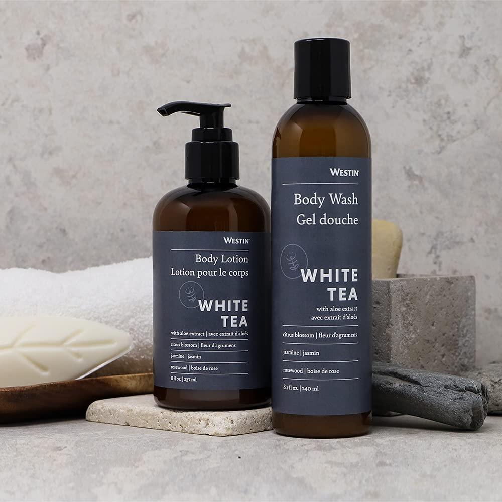 Westin White Tea Aloe Body Wash & Lotion Set Nourishing Amenity Set
