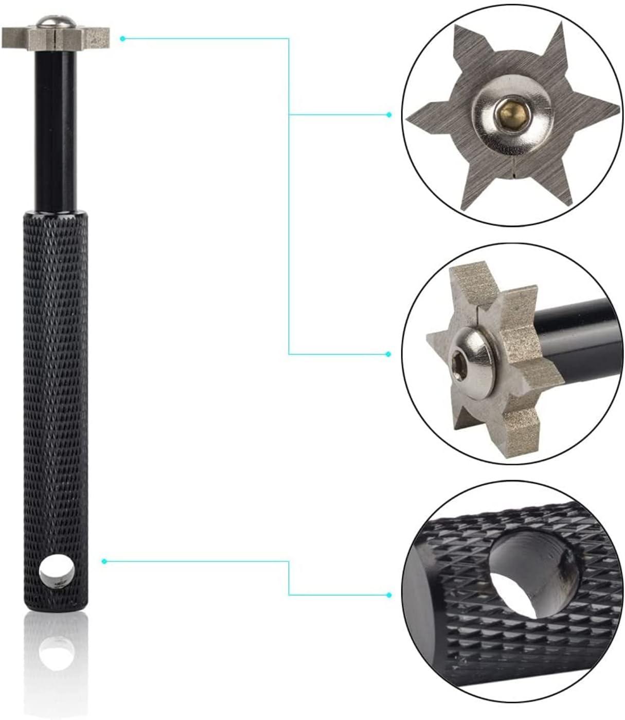 NuRich Golf Club Groove Sharpener Golf Accessory Tool Made for Re