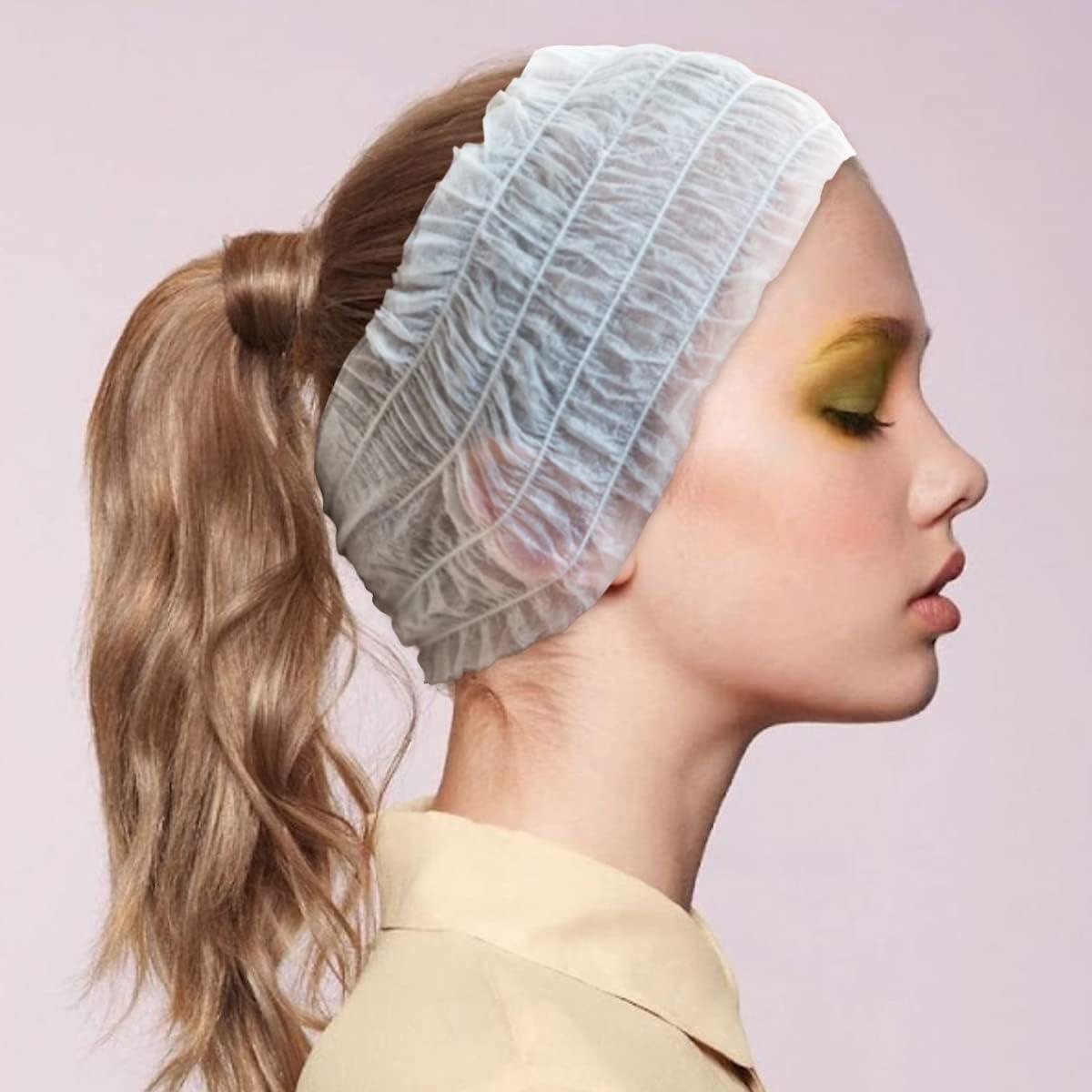 50 Pieces Disposable Headbands for Facials Non-Woven Spa