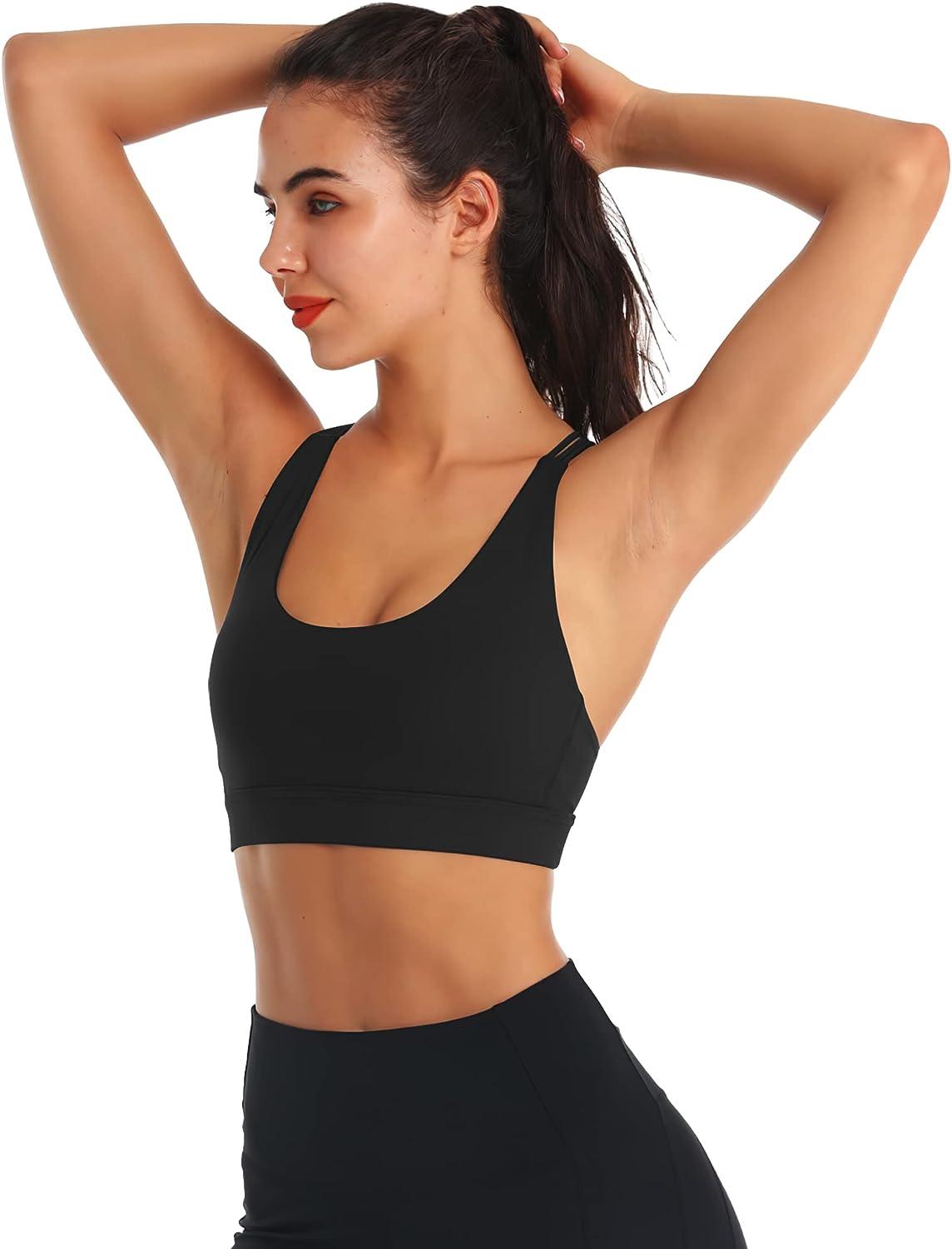 OYANUS Womens Summer Workout Tops Sexy Backless Yoga Shirts Open Back  Activewear Running Sports Gym Quick Dry Tank Tops Large Z01-black