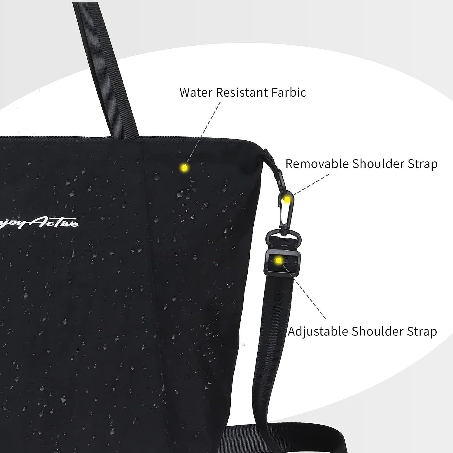 EnjoyActive Yoga Mat Bag, Full Zip, Multi Pocket, Waterproof, Lightweight, Yoga  Bag with 1/4 1/3 Thick Yoga Mat Carrier