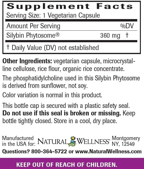 Herbal Liver Cleanse & Detox Milk Thistle Formula UltraThistle Pure