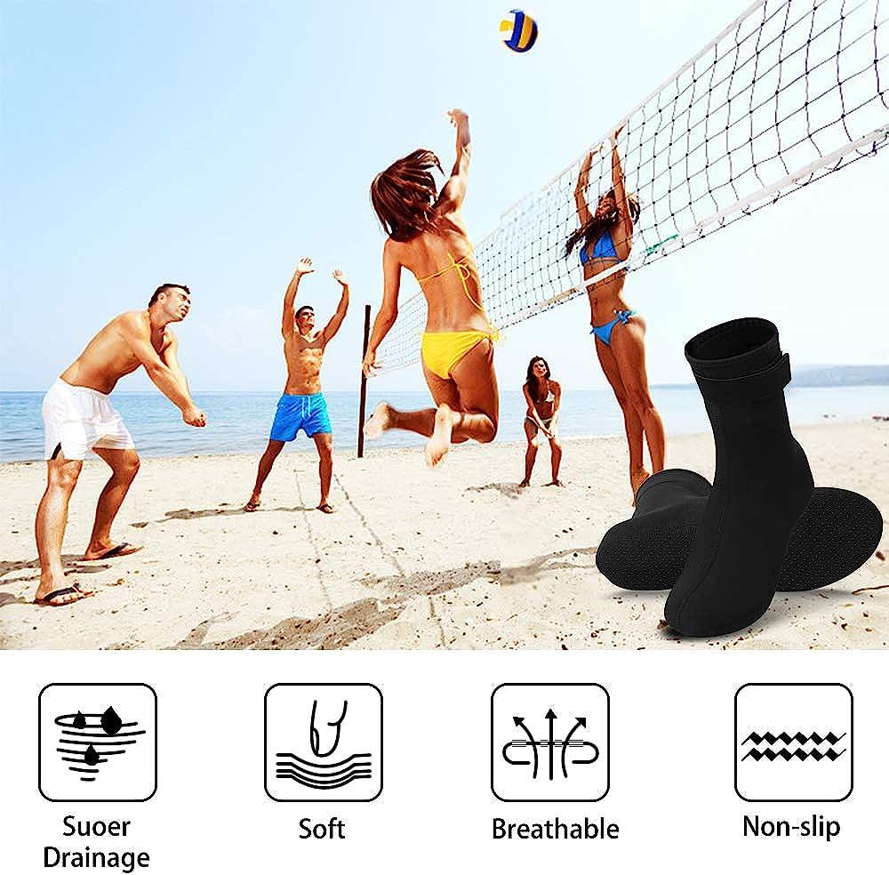 Sand Socks For Beach Soccer 3mm Neoprene Water Socks – Sandproof