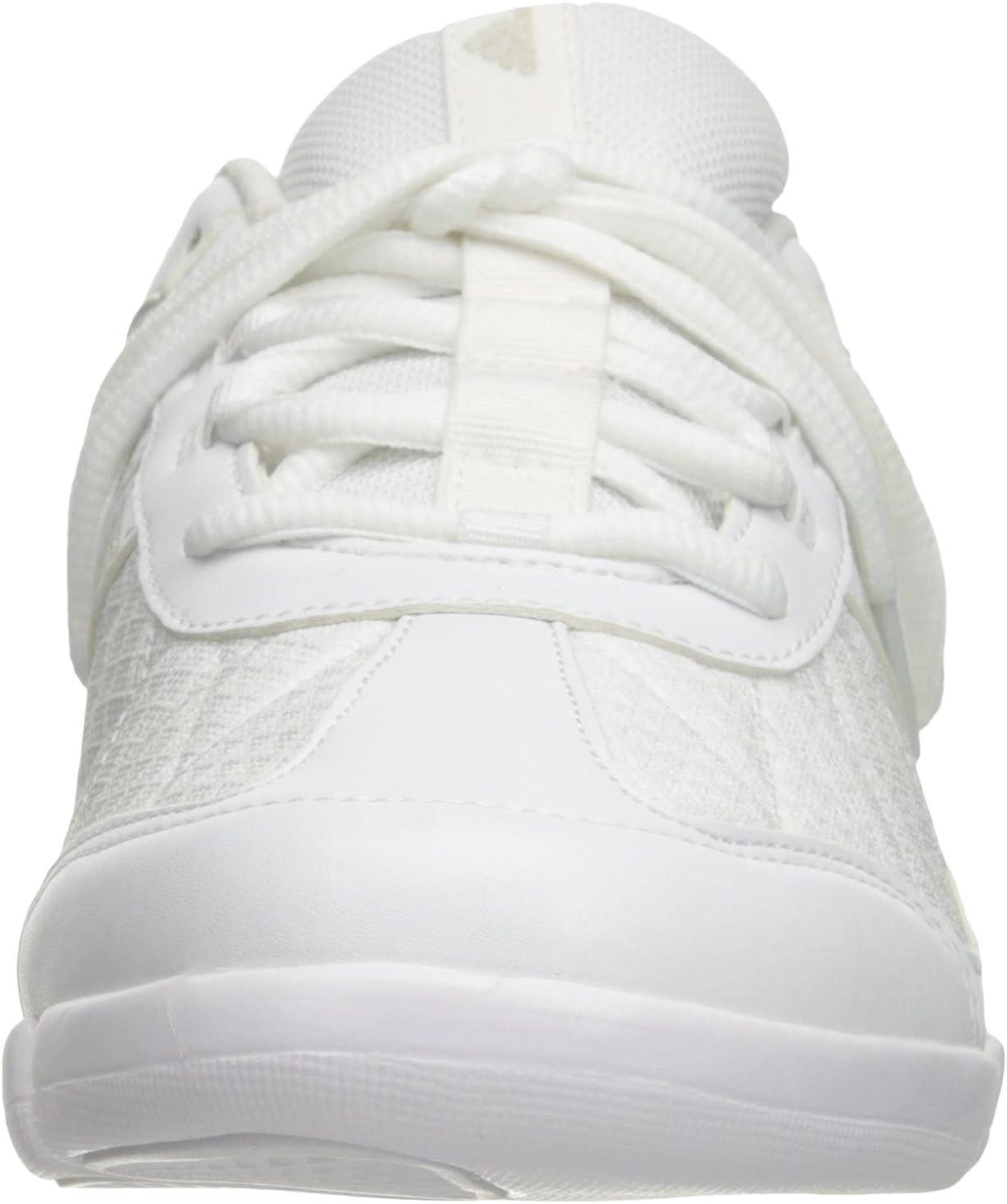 adidas Performance Women's Triple Cheer Shoe 7 White/Granite/Clear Grey