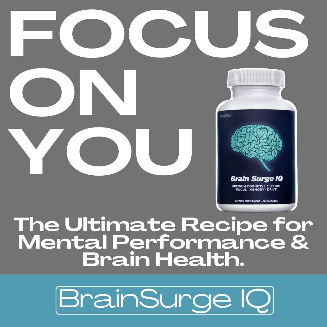Brain Surge IQ Memory & Focus Supplement with 40 Nootropic