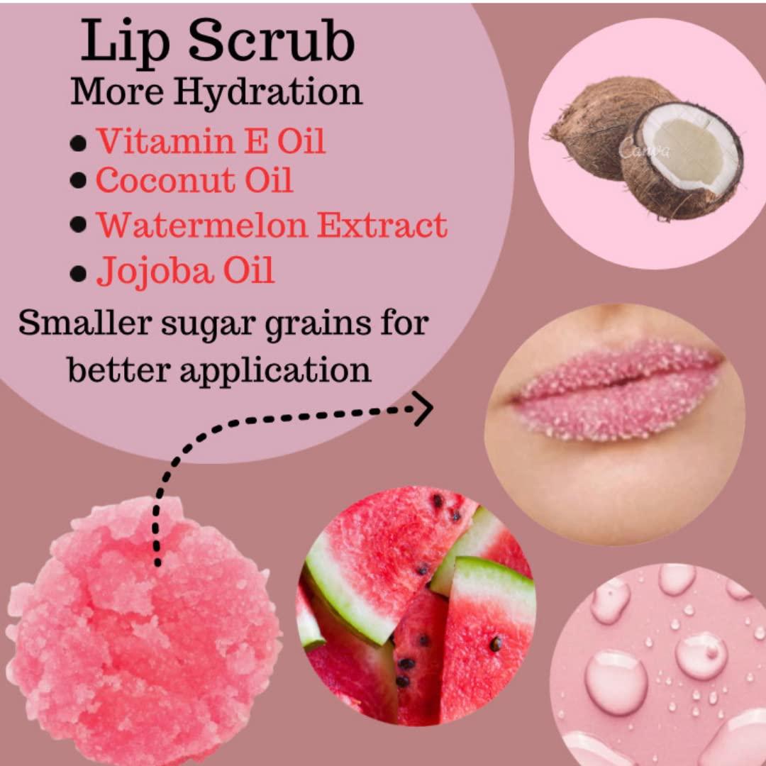 Lick Your Lips Watermelon Sugar Lip Scrub Lip Scrubs Exfoliator