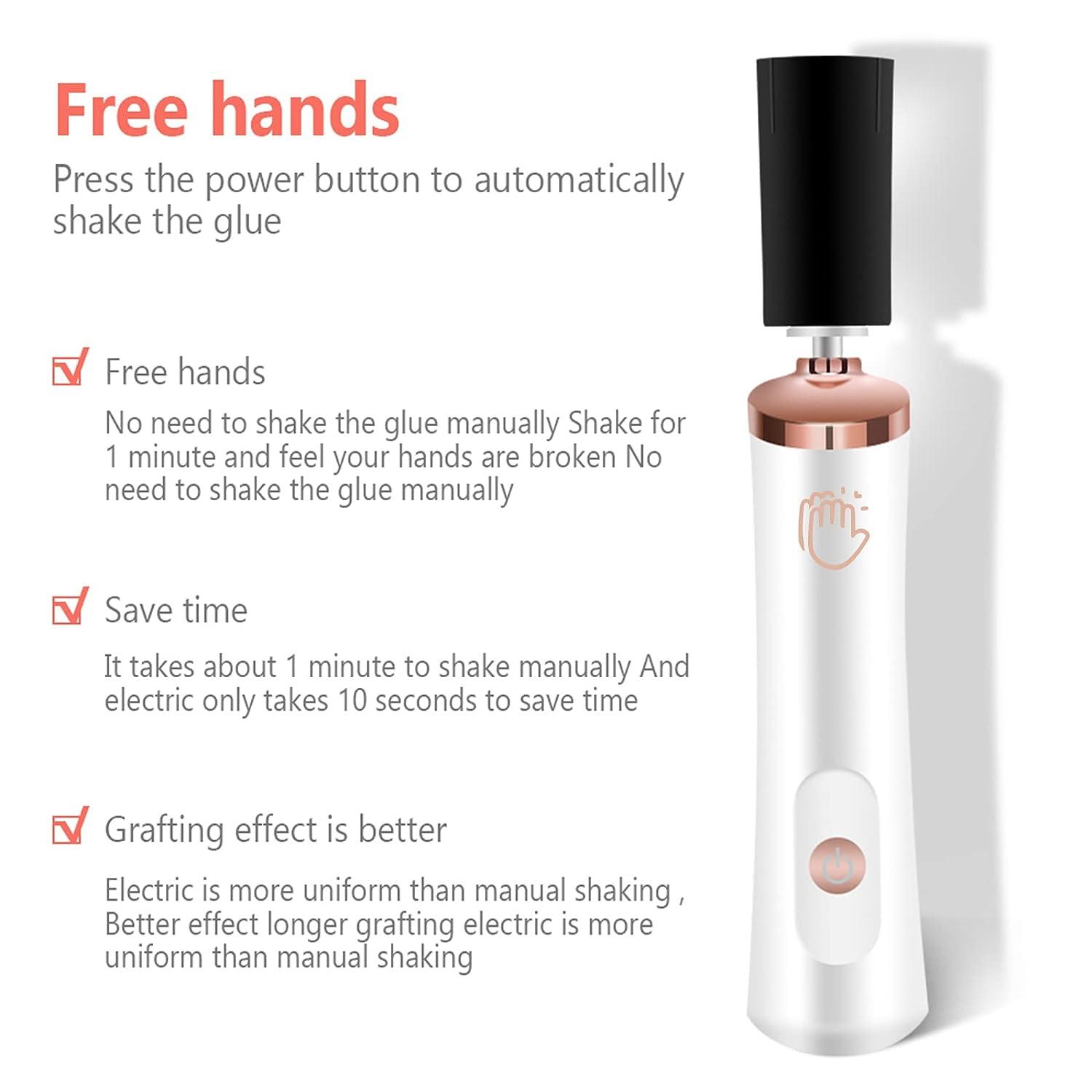 Glue Shaker for Eyelash Extensions Eenten Nail Lacquer Shaker with
