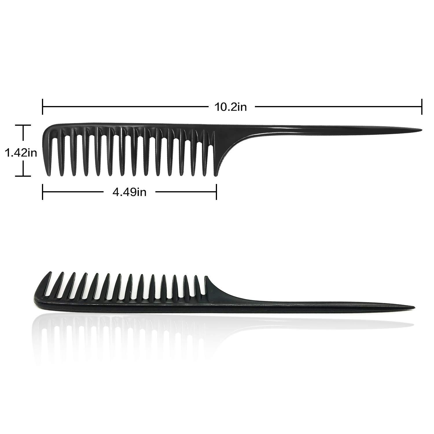 Wapodeai Wide Tooth Comb Detangling Hair Brush Professional Styling