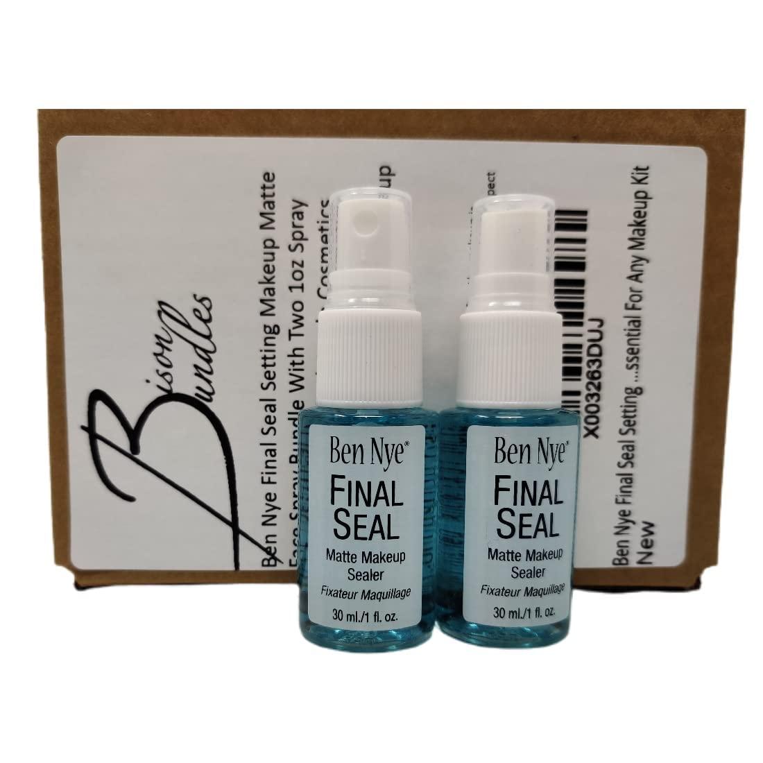 Bison Bundles Ben Nye Final Seal Setting Makeup Matte Face Spray