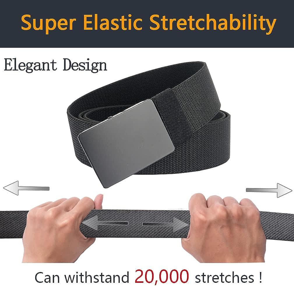Men's Belt Web Canvas Belts Plastic Buckle Easy Trim to Fit – LionVII