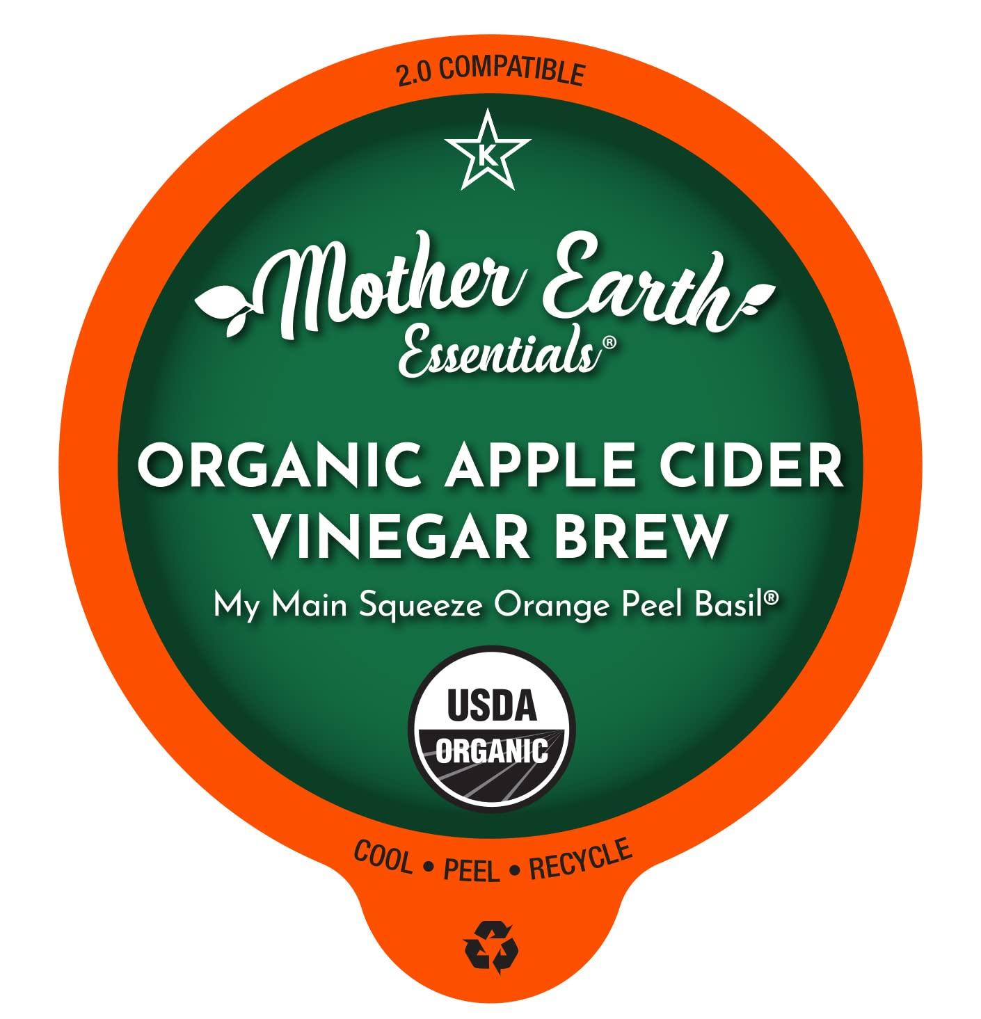 Organic Apple Cider Vinegar Tea Pods with The Mother by Mother Earth