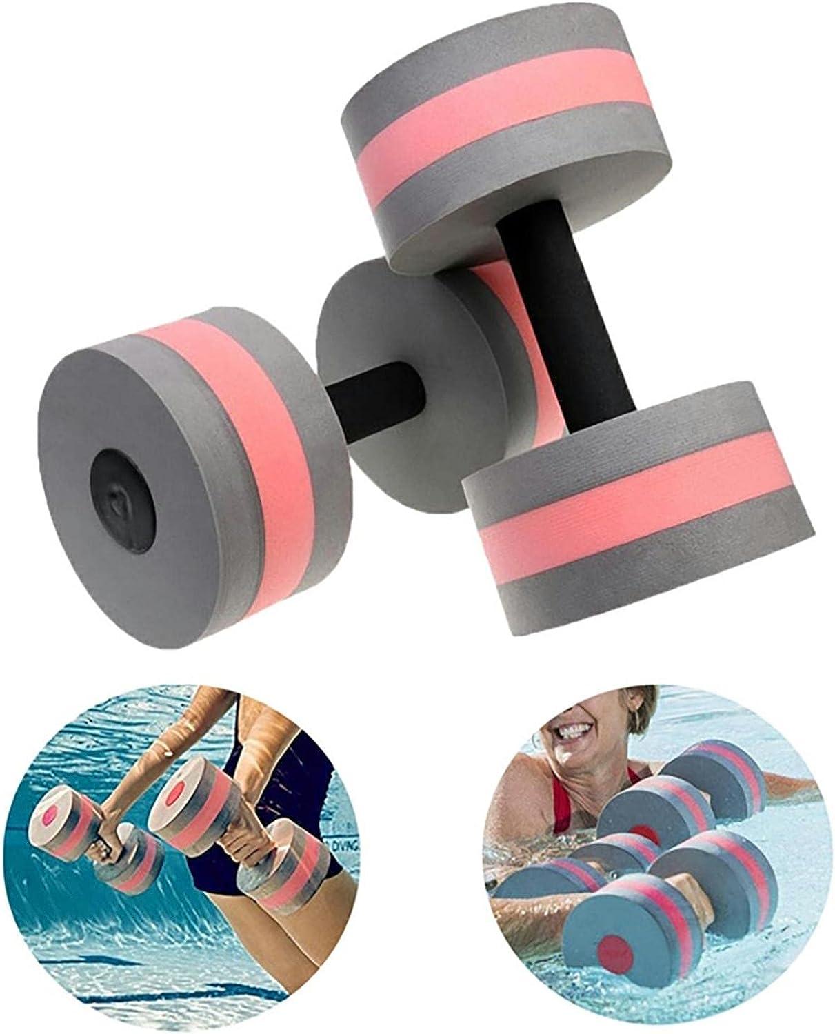 2PCS High-Density EVA-Foam Aquatic Dumbbells Set for Aqua Fitness