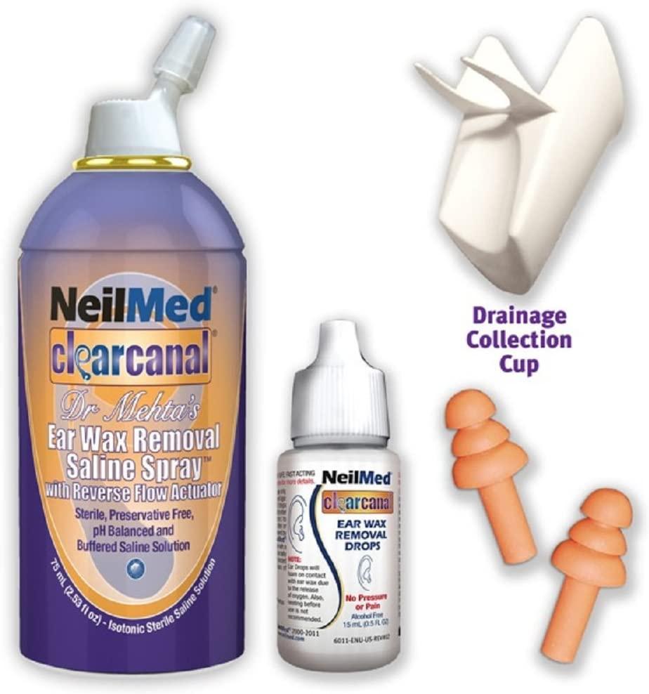 NeilMed Clearcanal Ear Wax Removal Complete Kit 2.5oz (75mL)