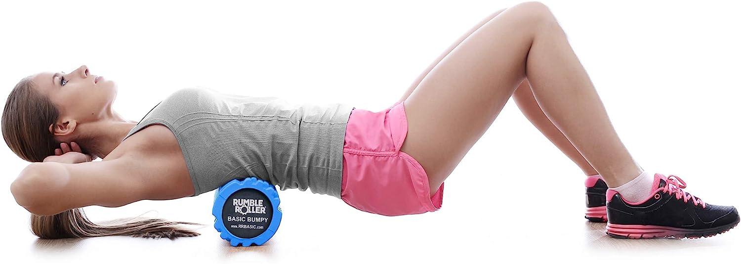 RumbleRoller Basic Bumpy Foam Roller, Solid Core EVA Foam Roller with