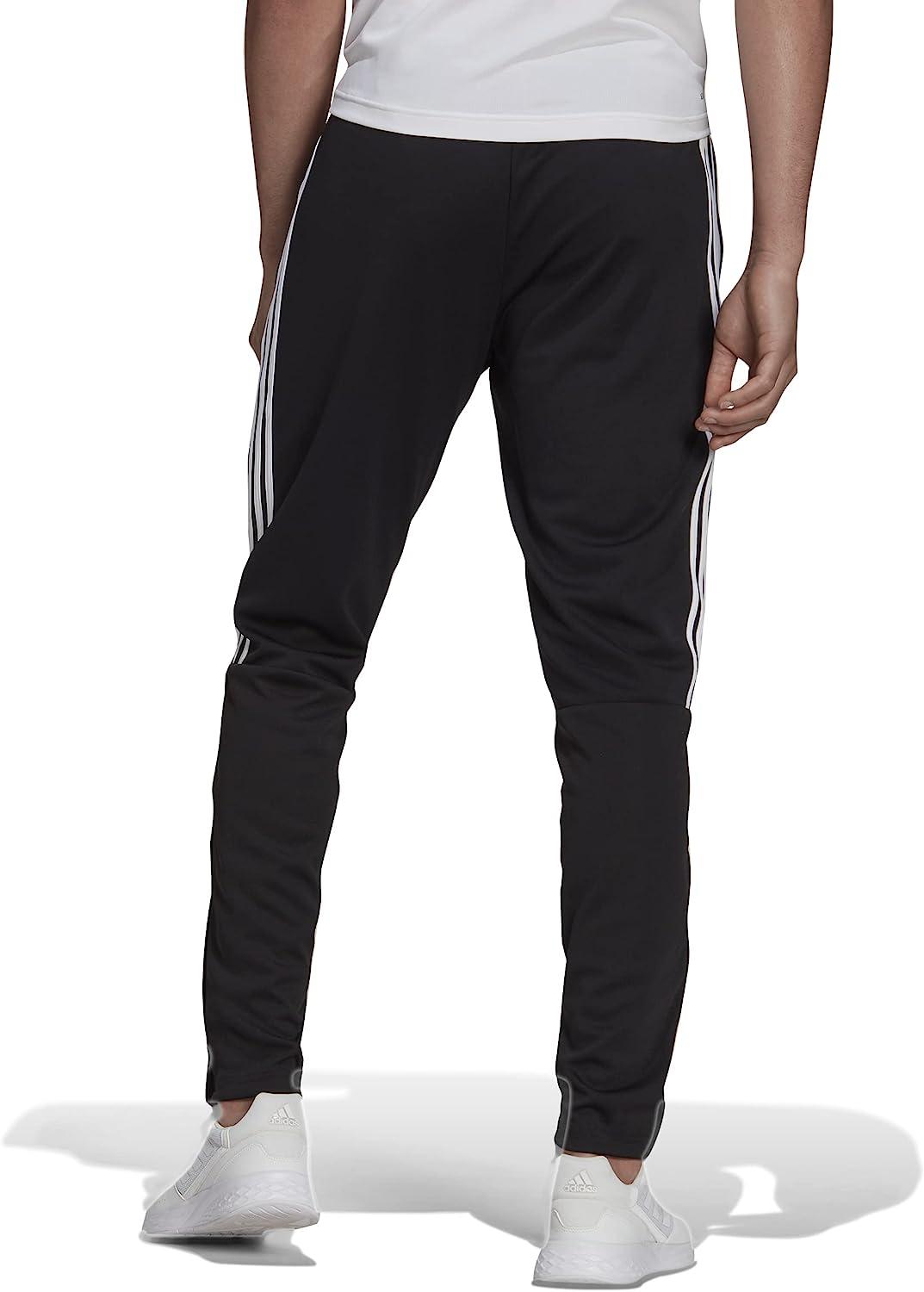 Adidas Women Primegreen Black Slim Tapered 3-Stripe Track Pants L Large NWT
