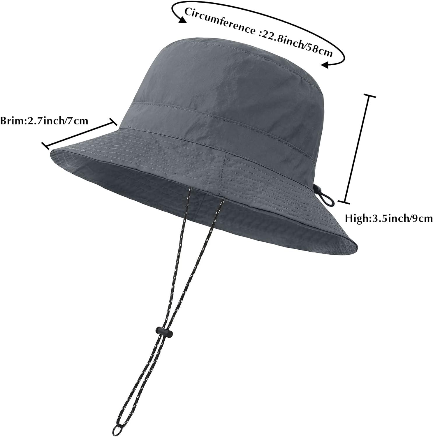 Durio Waterproof Bucket Hats for Men Women Outdoor Packable Sun