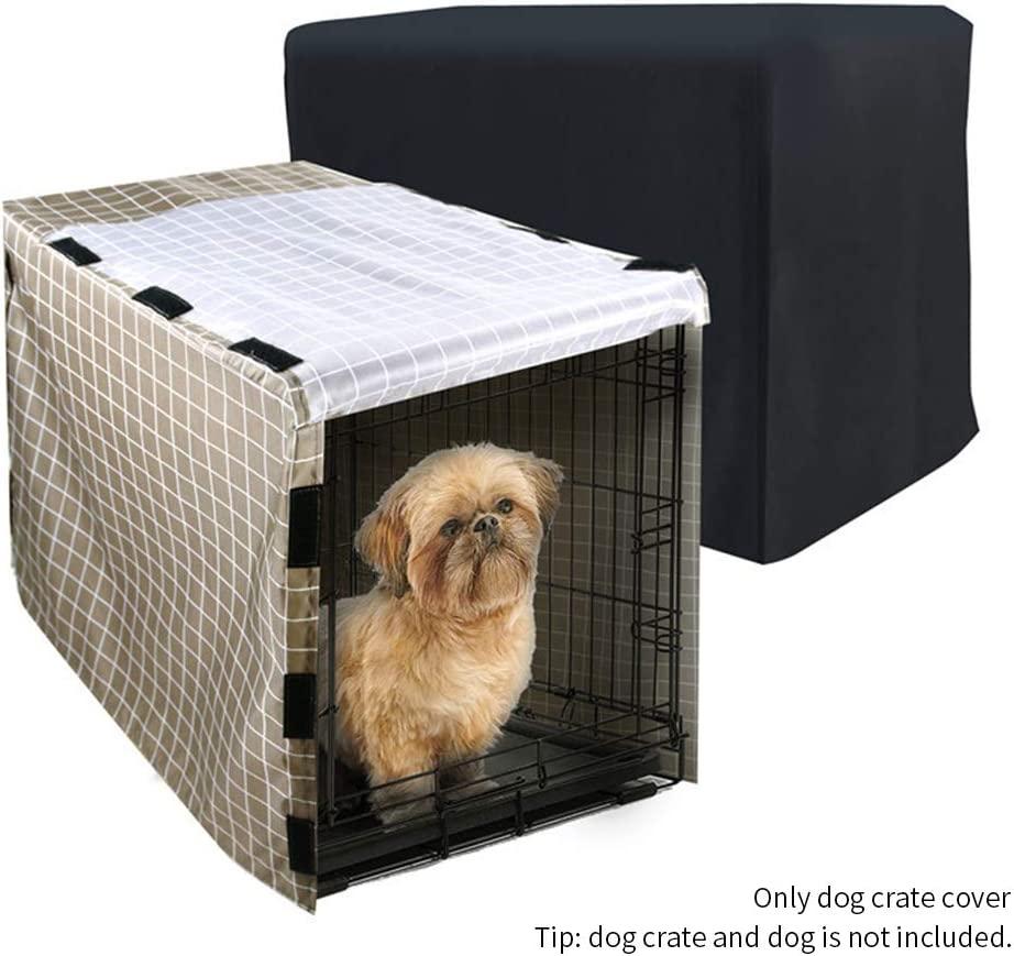 EKDJKK Dog Crate Cover Privacy Dog Crate Cover Easy Install 210D