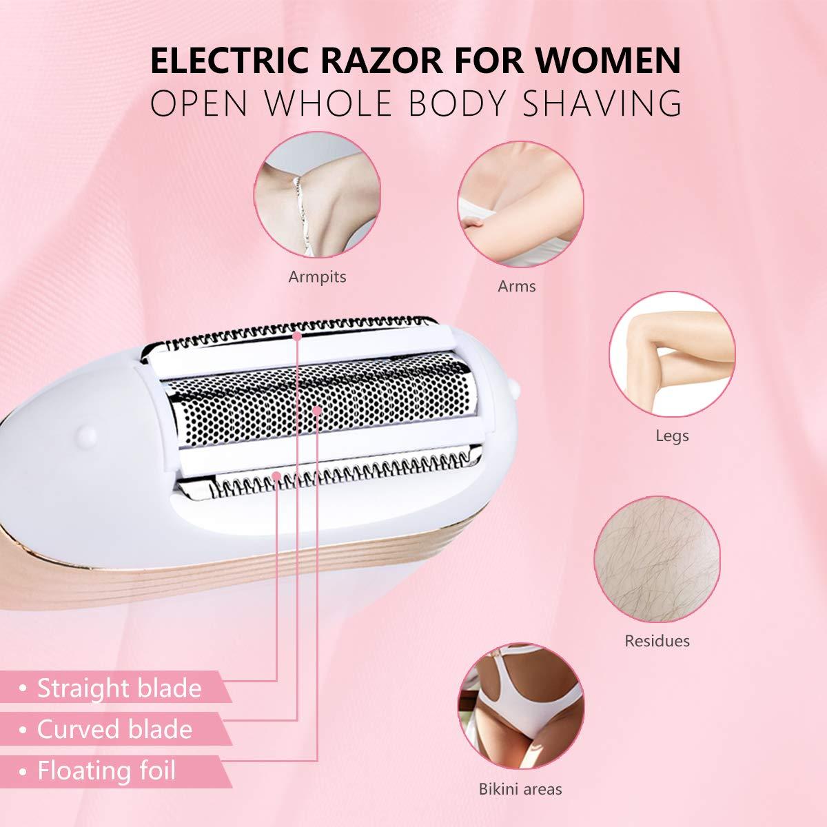 Electric Razor for Women Bikini Trimmer Electric Shaver for Women