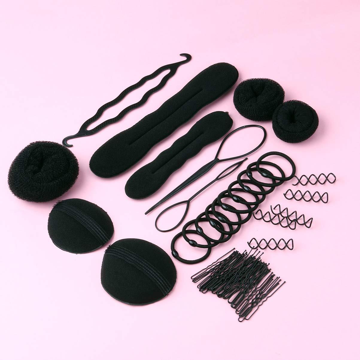 Hair Accessories Women Hair Styling Set Hair Styling Kit Black