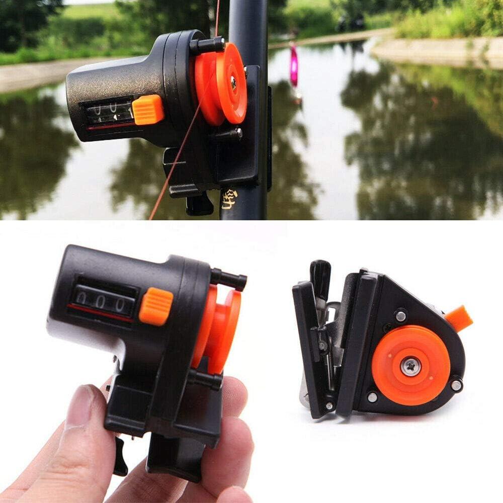 0-999 Meters Portable Fishing Line Counter, Digital Length Display Fish  Finderdepth Gauge Tackle Tool for Fishing Outdoor Enthusiasts