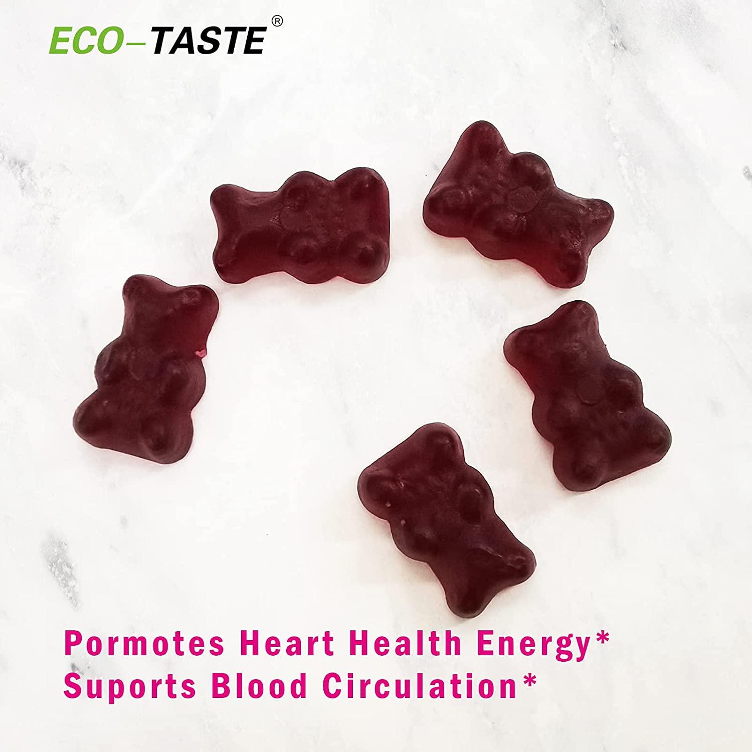 Beet Root Gummies Support Healthy Circulation, Strawberry Flavor, Formulated by Grape Seed