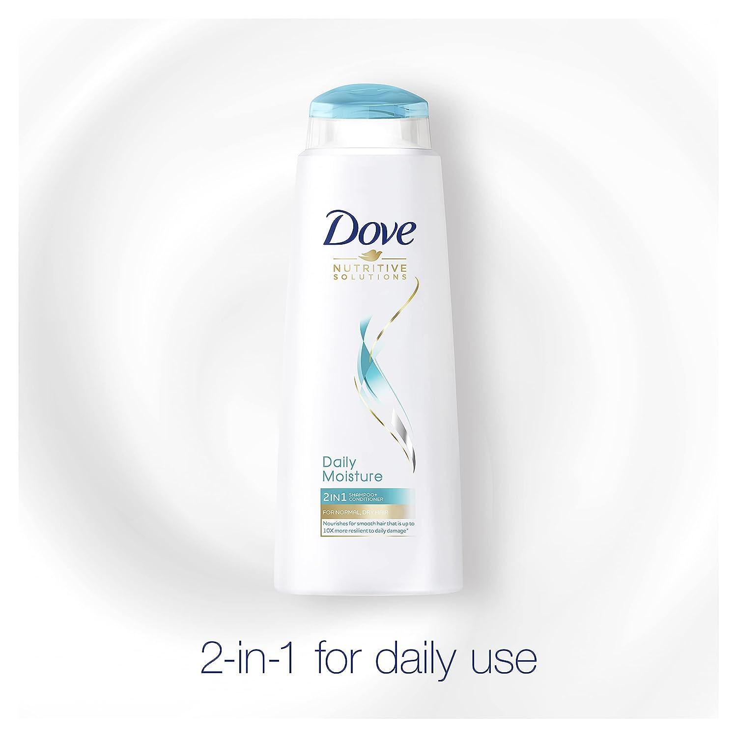 Dove Daily Moisture 2in1 Shampoo and Conditioner 400 ml by Dove 13.