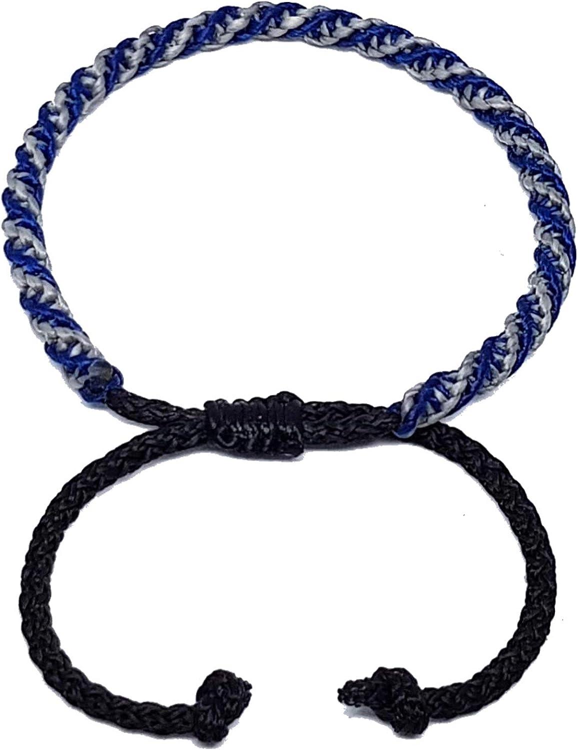 Origin Siam Adjustable Unisex Friendship Bracelet Blue Gray Buy