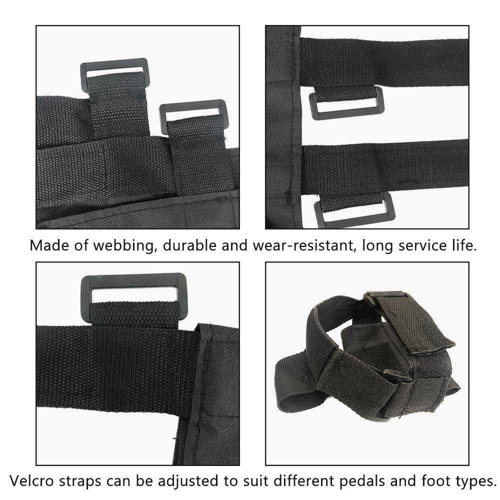 Parliky Universal Bike Pedal Straps Lightweight Exercise Machine Foot Straps Fit For Bicycles