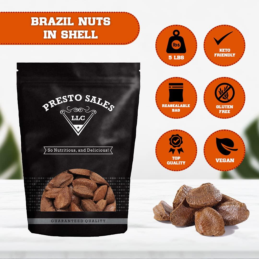 Brazil Nuts In shell Polished Large Raw Brazil Origin KETO