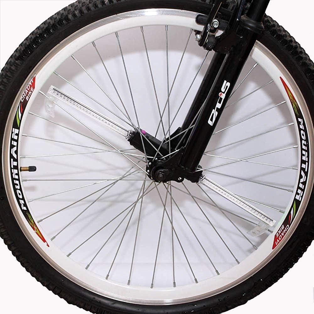 2x étanche à 32ed Bike Bicycle Wheel Spoke Signal Lights 32 Modèles