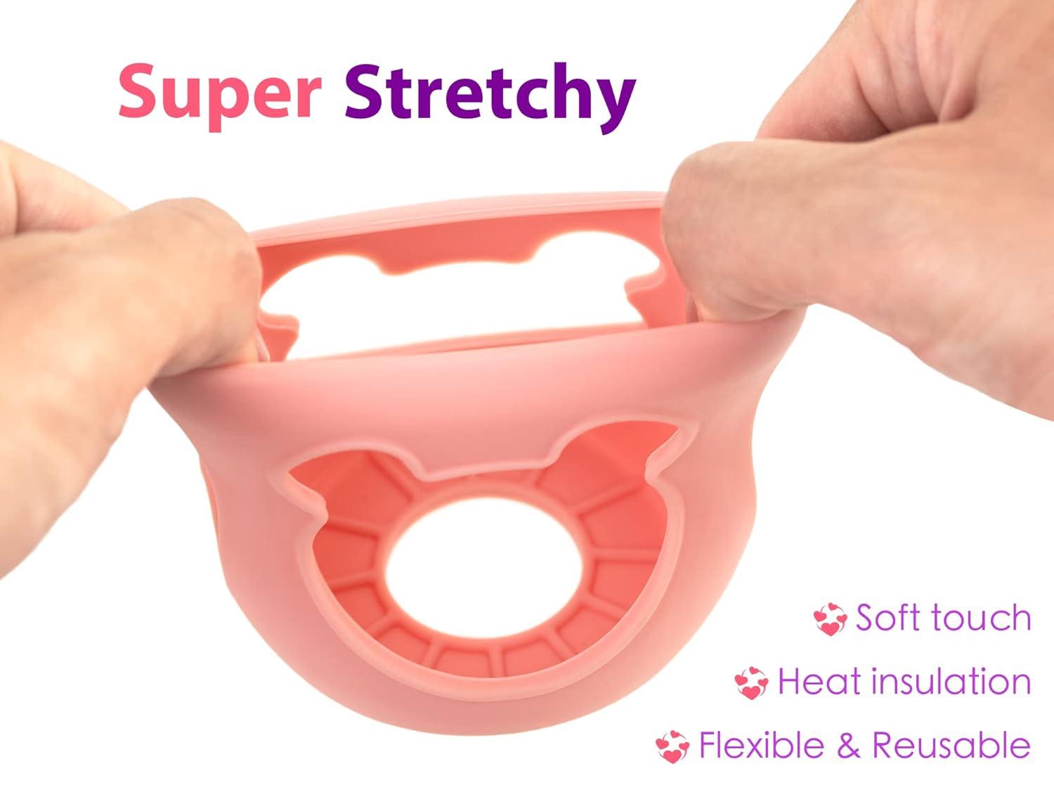 Baby Bottles Olababy Silicone Sleeve For Avent Natural Glass