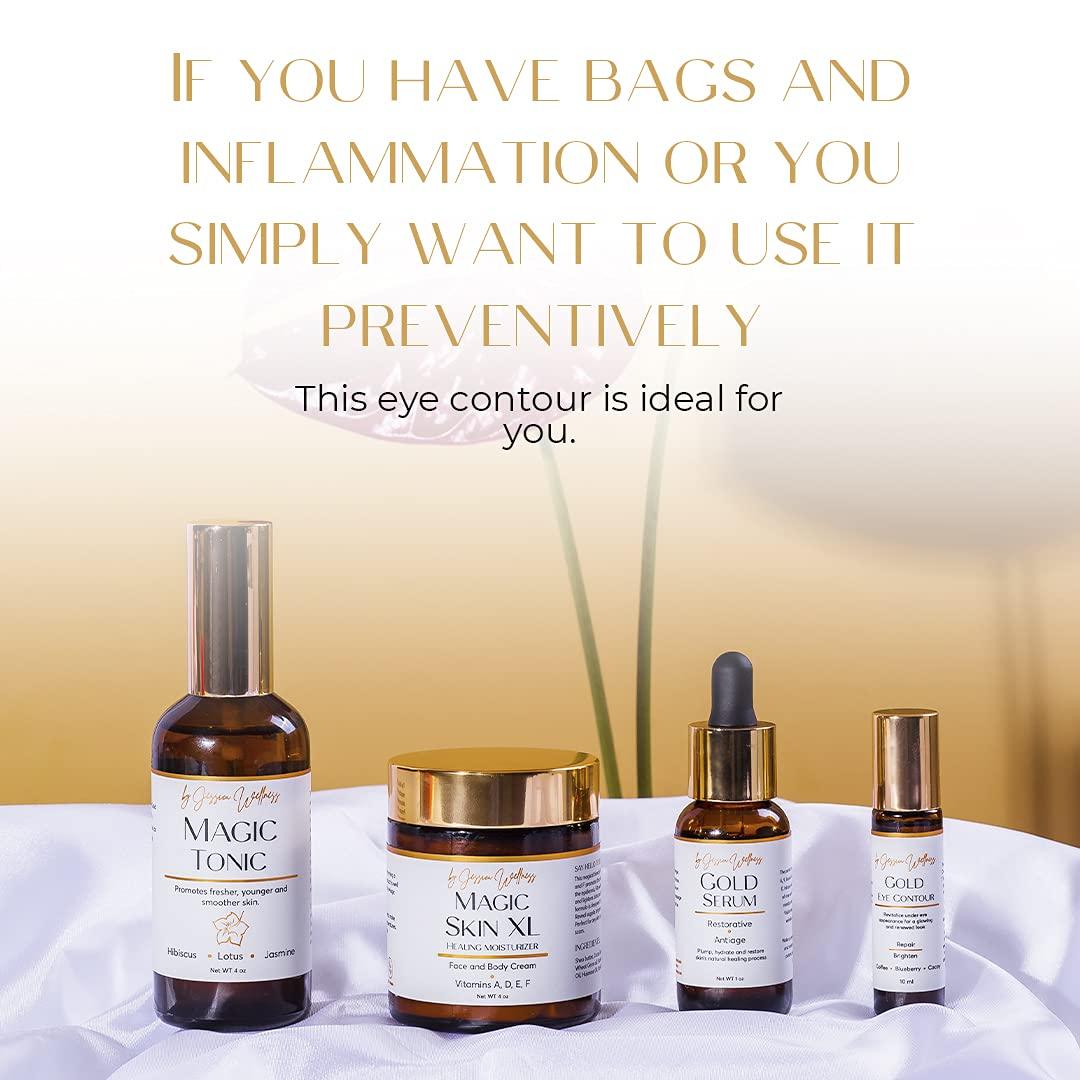 Jessica Wellness Gold Eye Contour Eye Serum for Eye Bags Sagging Skin